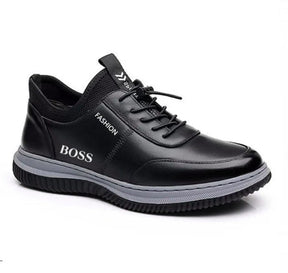 Men's Business Leather Loafers – Comfortable Slip-On Sneakers for Casual &amp; Formal Wear
